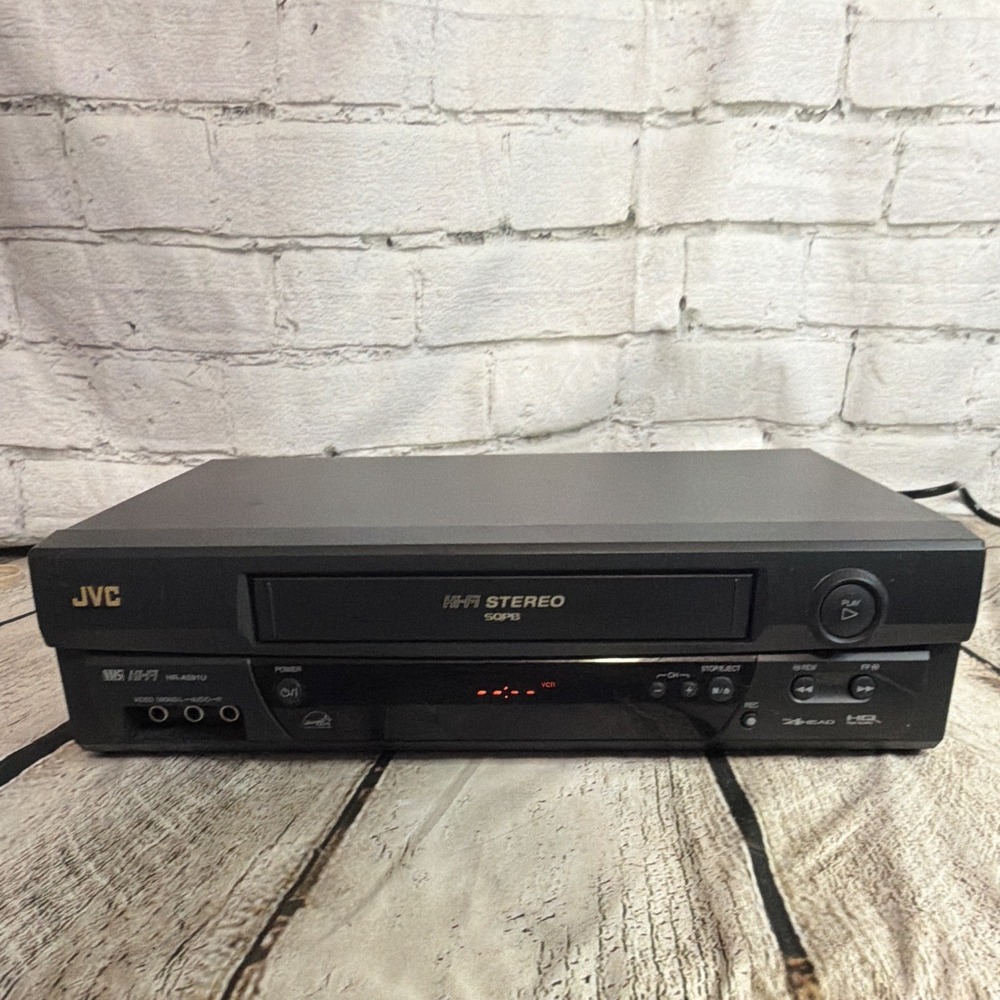 JVC VCR Model No HR A591U Tested Working No Remote Smoke-Free Home